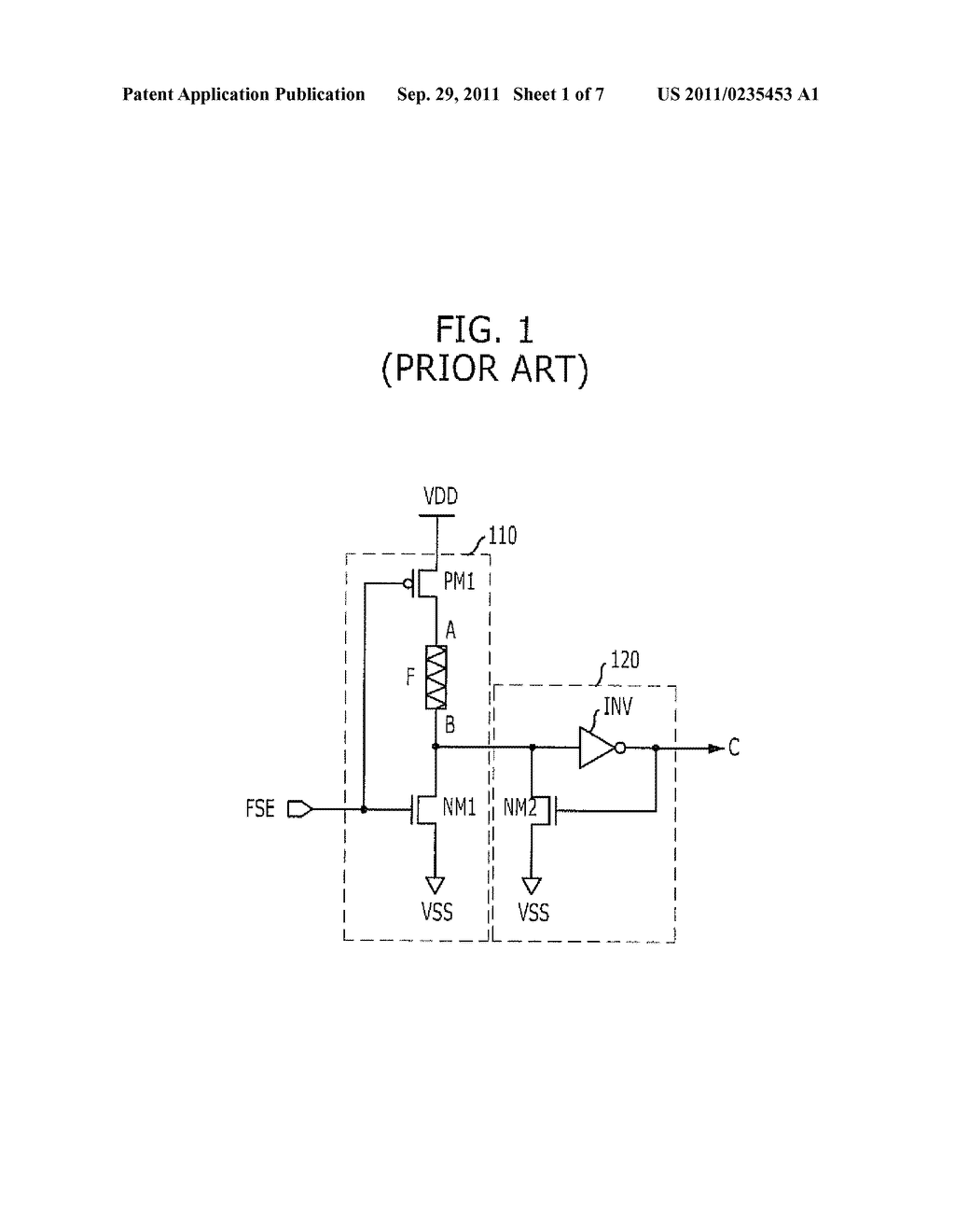 FUSE CIRCUIT AND REPAIR CONTROL CIRCUIT USING THE SAME - diagram, schematic, and image 02