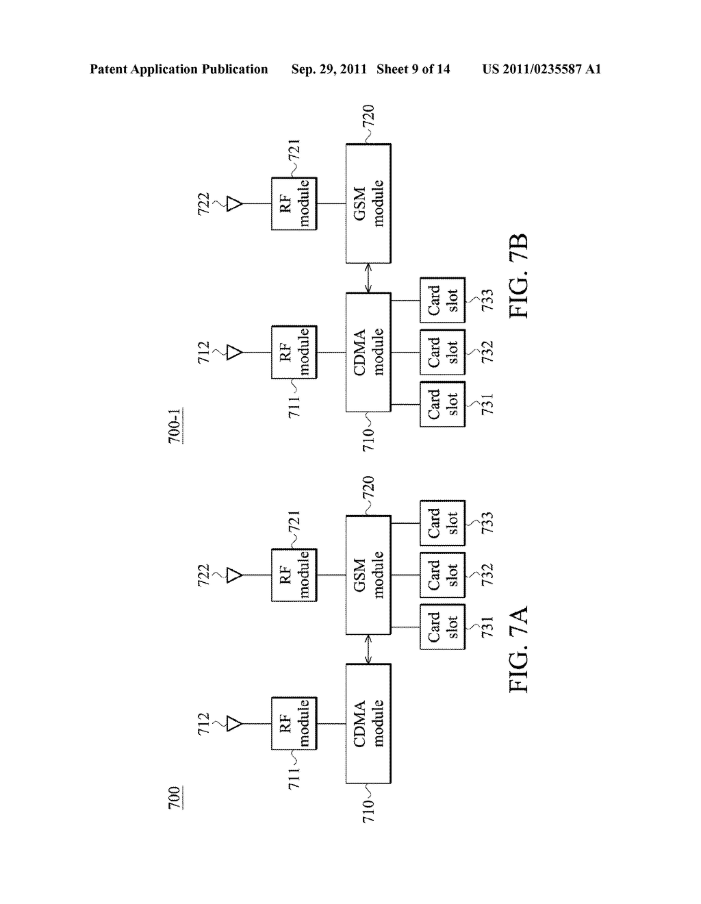 Apparatuses and Methods for Coordinating Operations of Multiple Wireless     Communications Modules with Multiple Subscriber Numbers - diagram, schematic, and image 10