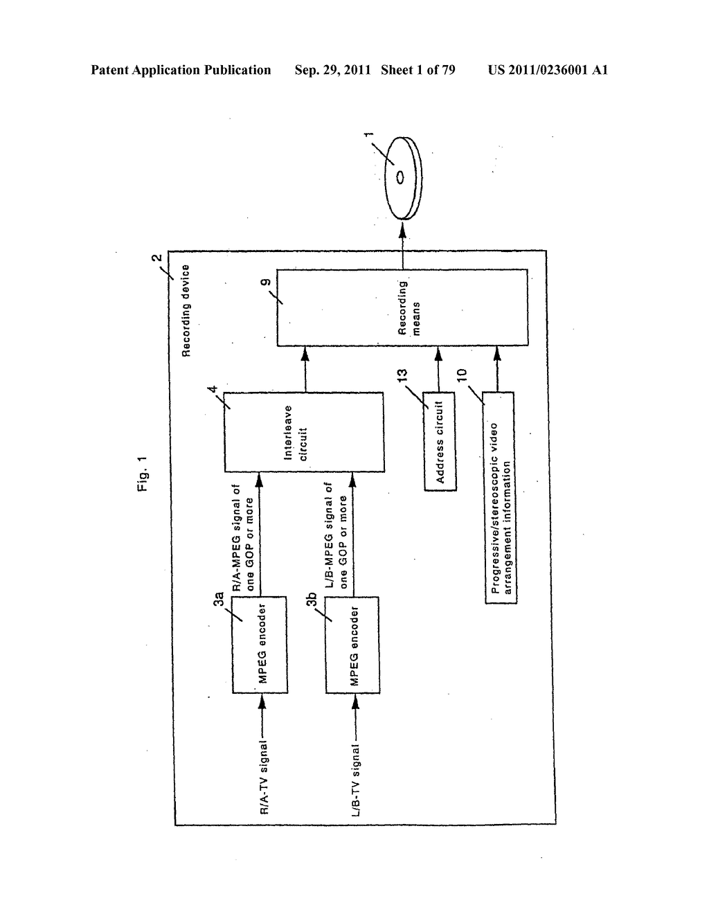 HIGH-RESOLUTION OPTICAL DISK FOR RECORDING STEREOSCOPIC VIDEO, OPTICAL     DISK REPRODUCING DEVICE, AND OPTICAL DISK RECORDING DEVICE - diagram, schematic, and image 02