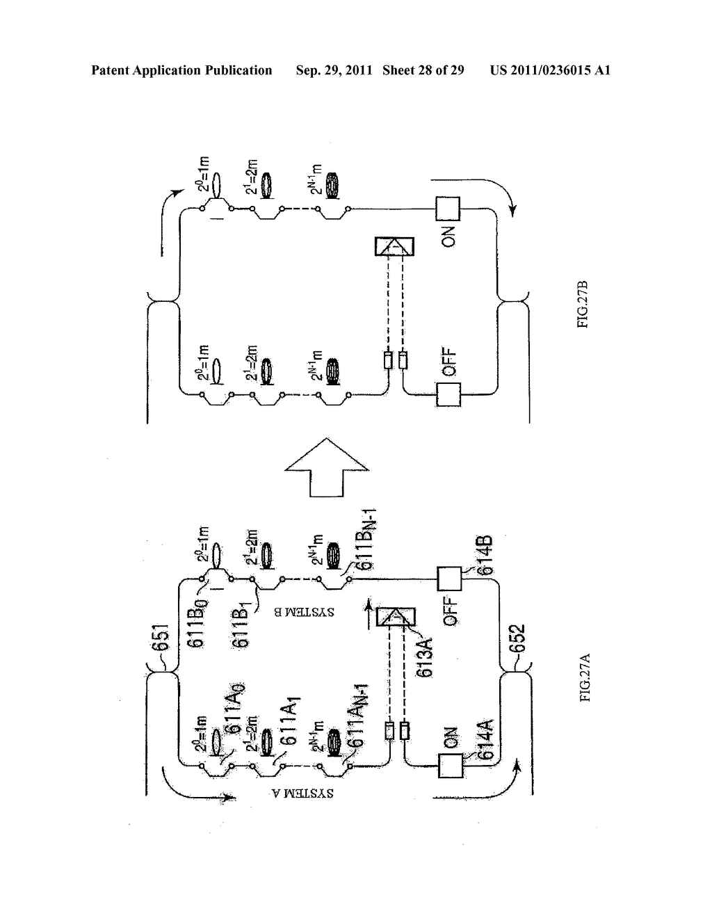 METHOD OF SWITCHING OPTICAL PATH, AND APPARATUS THEREOF - diagram, schematic, and image 29
