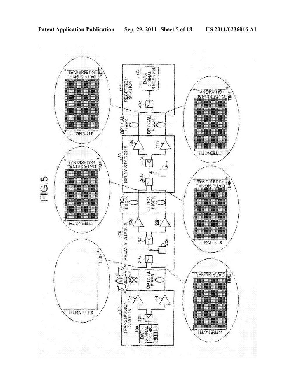 Light transmission device, optical relay device, optical wavelength     multiplexing transmission appratus, optical switch, and light     transmission method - diagram, schematic, and image 06