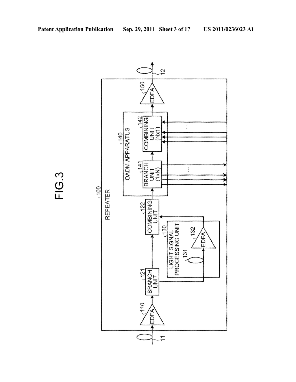 SIGNAL LIGHT PROCESSING APPARATUS, LIGHT TRANSMISSION APPARATUS,     WAVELENGTH SELECTION SWITCH, WAVELENGTH DIVISION MULTIPLEXING     TRANSMISSION SYSTEM, AND SIGNAL LIGHT PROCESSING METHOD - diagram, schematic, and image 04