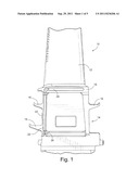 GAS TURBINE BUCKET WITH SERPENTINE COOLED PLATFORM AND RELATED METHOD diagram and image