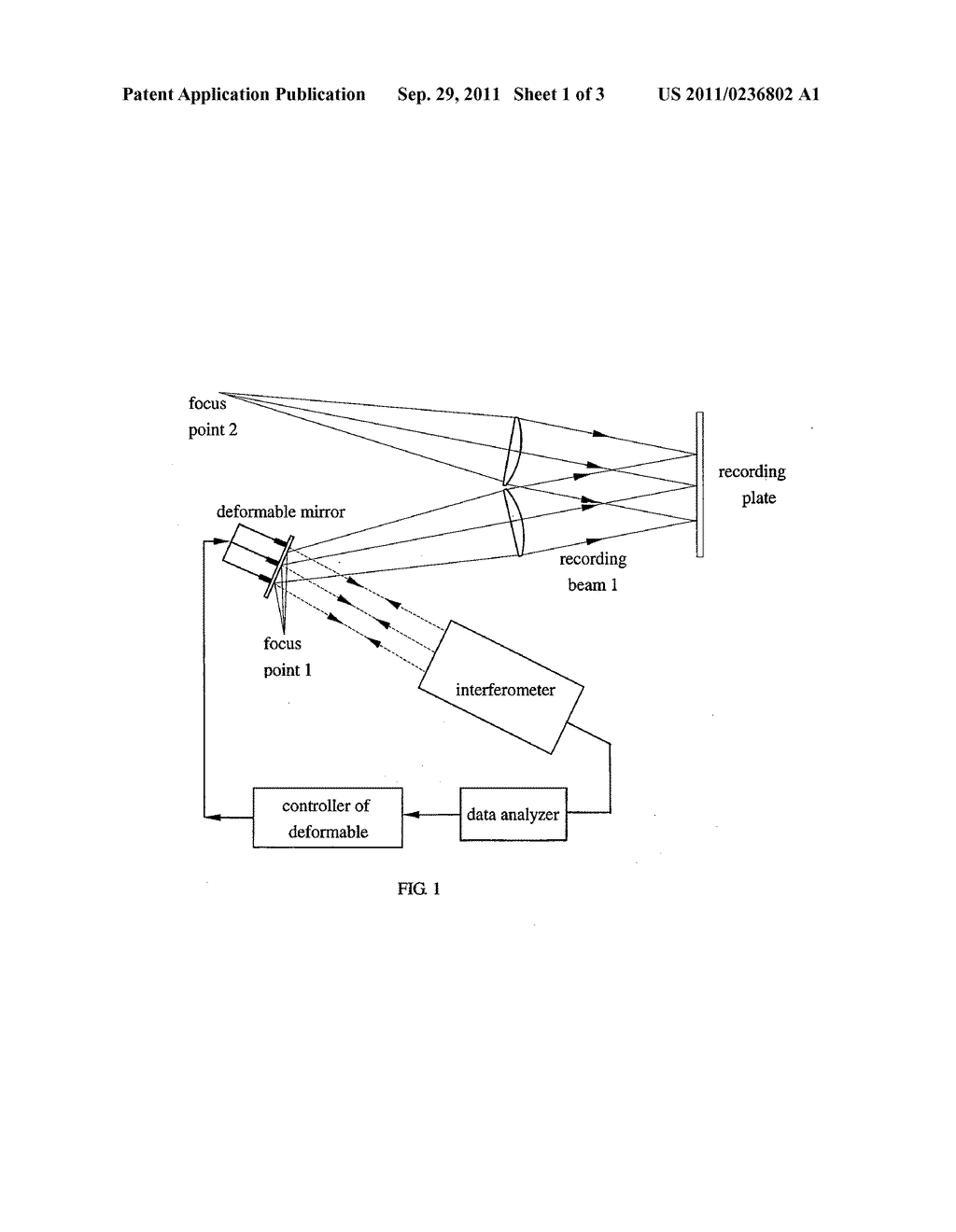 METHOD FOR FABRICATING THE HOLOGRAPHIC GRATING - diagram, schematic, and image 02