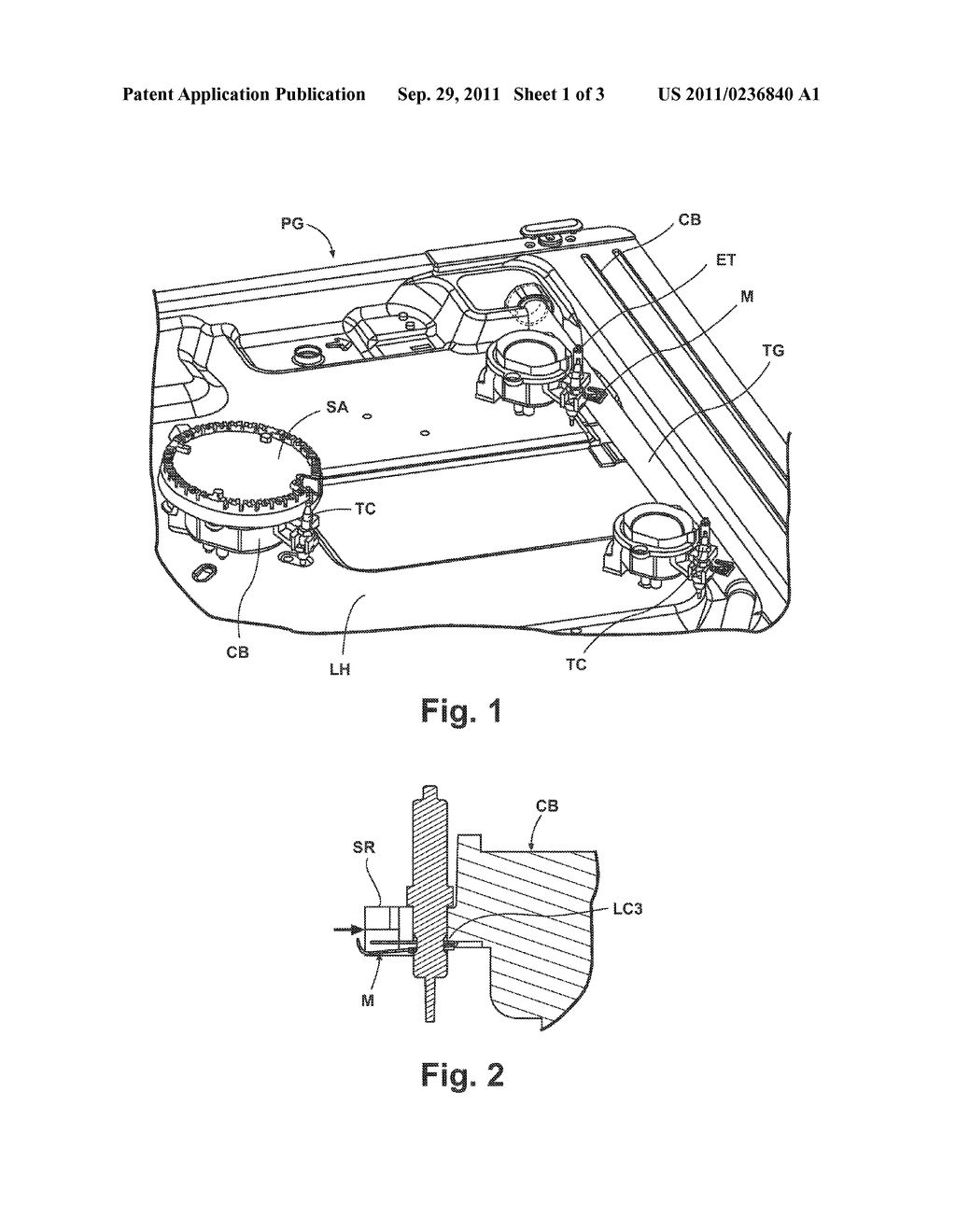 ATTACHMENT SYSTEM FOR AN IGNITER ELECTRODE FOR A GAS BURNER - diagram, schematic, and image 02