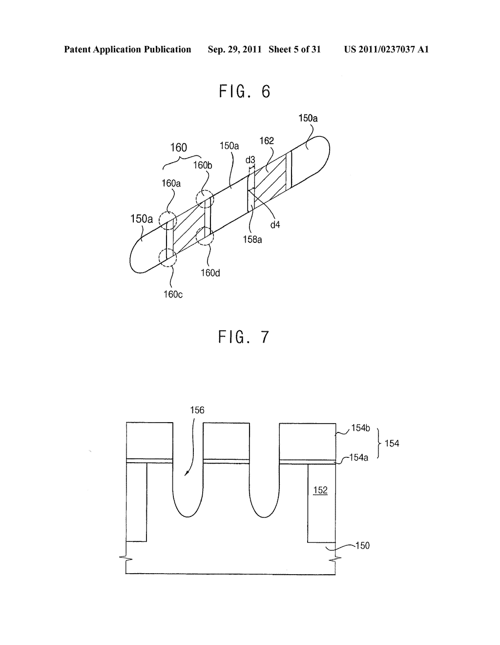 Methods of Forming Recessed Channel Array Transistors and Methods of     Manufacturing Semiconductor Devices - diagram, schematic, and image 06