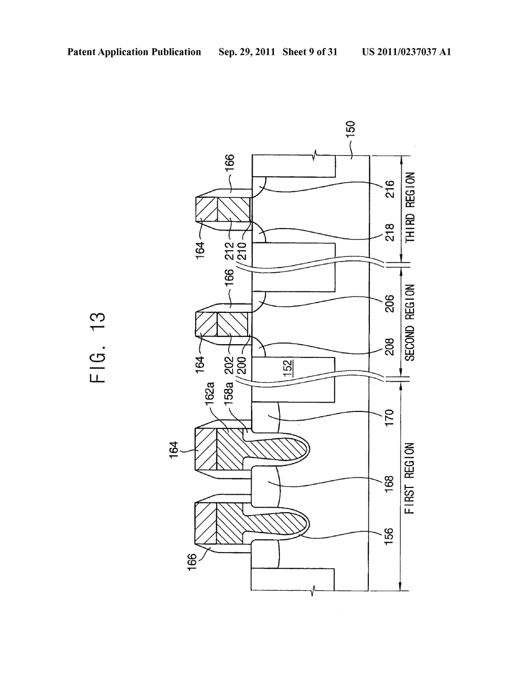 Methods of Forming Recessed Channel Array Transistors and Methods of     Manufacturing Semiconductor Devices - diagram, schematic, and image 10