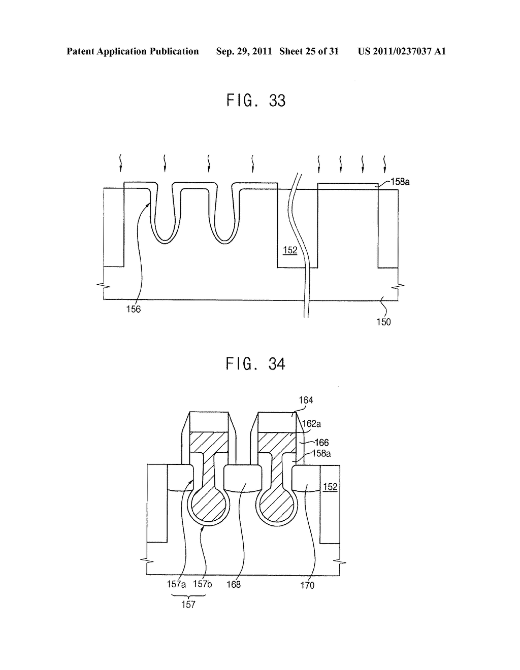 Methods of Forming Recessed Channel Array Transistors and Methods of     Manufacturing Semiconductor Devices - diagram, schematic, and image 26