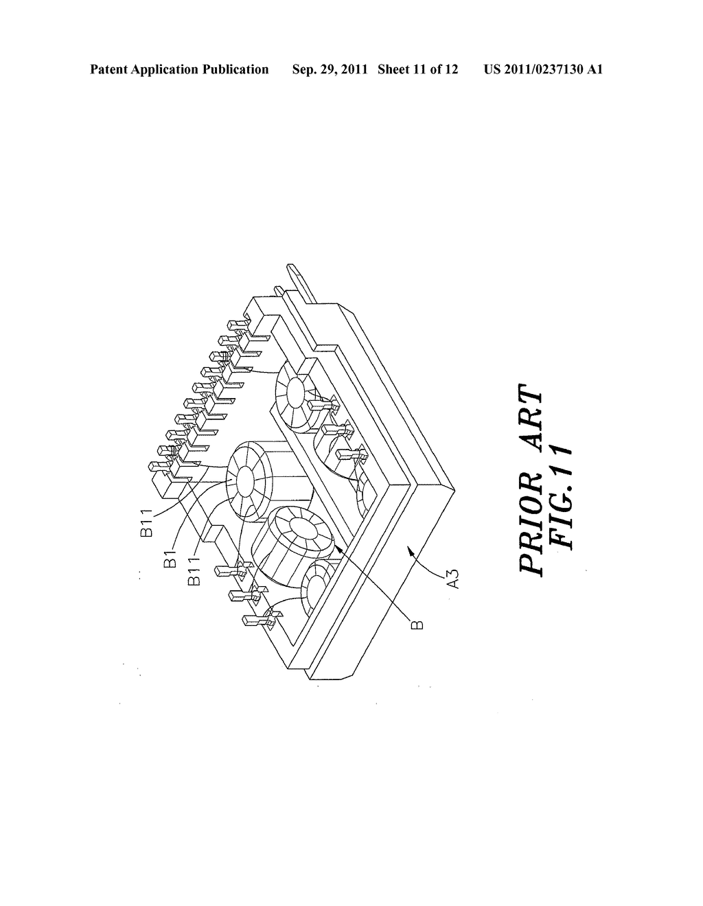 ELECTRONIC SIGNAL CONNECTOR HAVING A FILTER MODULE, METHOD FOR FABRICATING     FILTER MODULE FOR ELECTRONIC SIGNAL CONNECTOR - diagram, schematic, and image 12