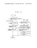 ON-BOARD DEVICE, INFORMATION COMMUNICATION SYSTEM, METHOD FOR CONTROLLING     COMMUNICATION OF ON-BOARD DEVICE, AND COMPUTER PROGRAM THEREFOR diagram and image