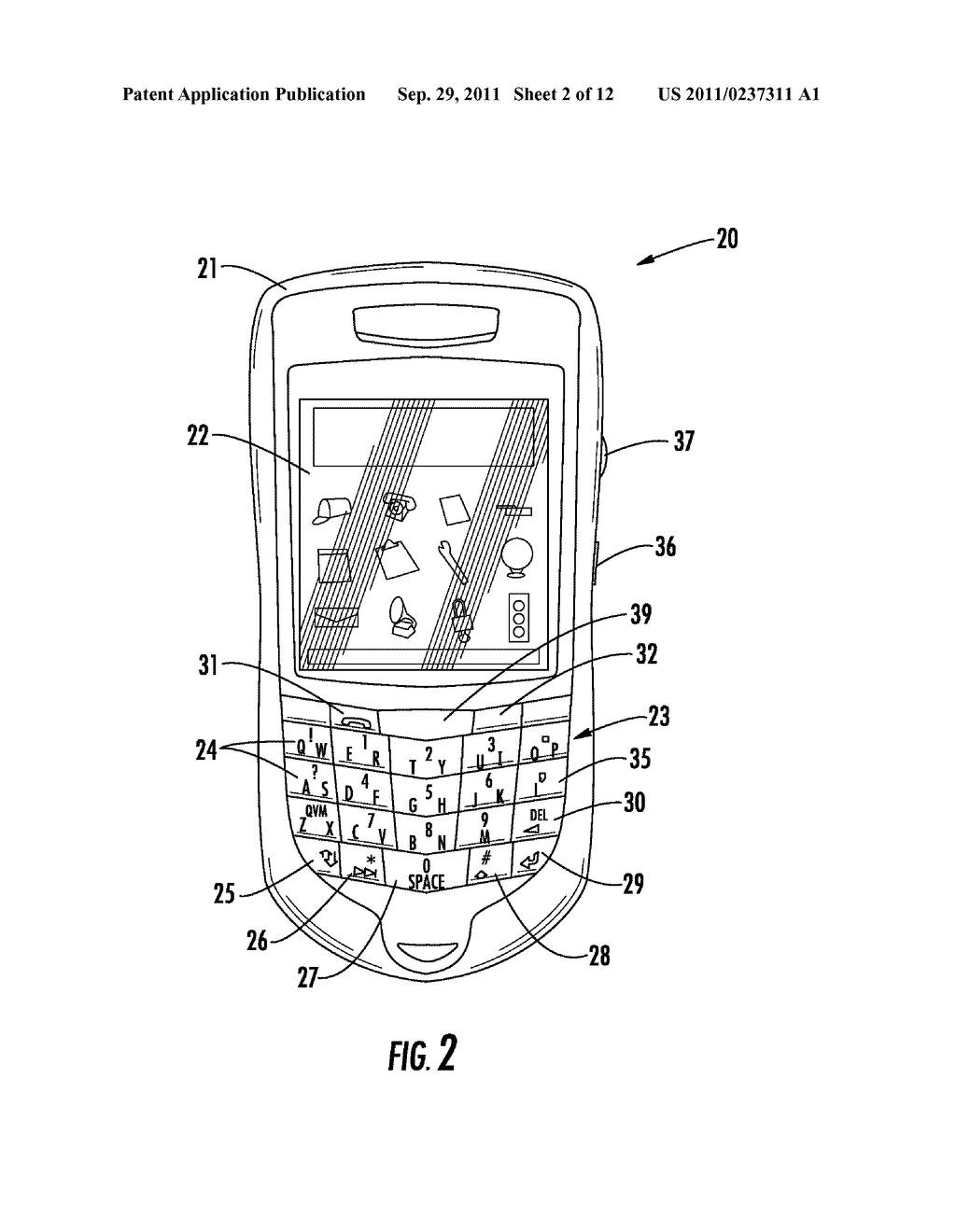 MOBILE WIRELESS COMMUNICATIONS DEVICE WITH REDUCED INTERFERING ENERGY INTO     AUDIO CIRCUIT AND RELATED METHODS - diagram, schematic, and image 03