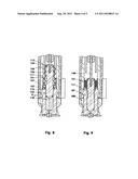 Injector having a cylinder-piston unit and permanently sterile active     piston skirt diagram and image