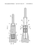 DEVICE FOR THE DISPLACEMENT OF TISSUES, ESPECIALLY BONE TISSUES diagram and image