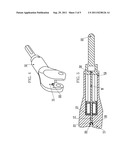 DEVICE FOR THE DISPLACEMENT OF TISSUES, ESPECIALLY BONE TISSUES diagram and image