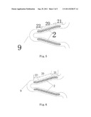 CORONARY ARTERY VASCULAR STENT WITH MEDICINE CARRYING SLOTS diagram and image