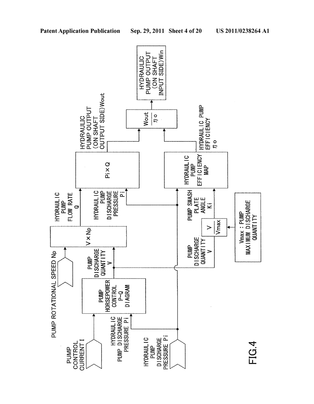 METHOD OF CONTROLLING HYBRID WORKING MACHINE AND METHOD OF CONTROLLING     PUMP OUTPUT OF HYBRID WORKING MACHINE - diagram, schematic, and image 05