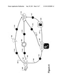 Navigation device and method for predicting the destination of a trip diagram and image