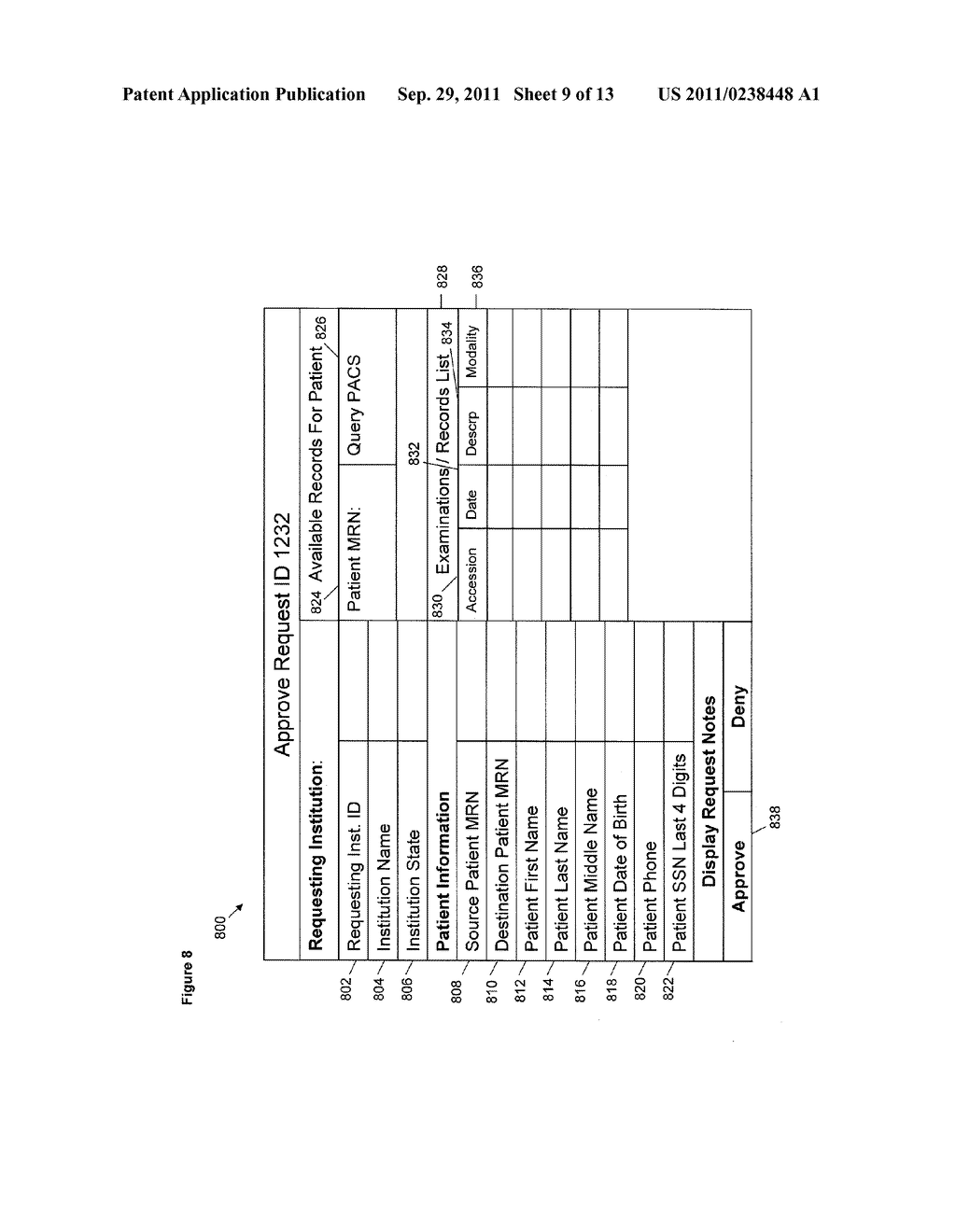 METHODS, SYSTEMS, AND DEVICES FOR CONTROLLING A PERMISSION-BASED WORKFLOW     PROCESS FOR TRANSFERRING MEDICAL FILES - diagram, schematic, and image 10