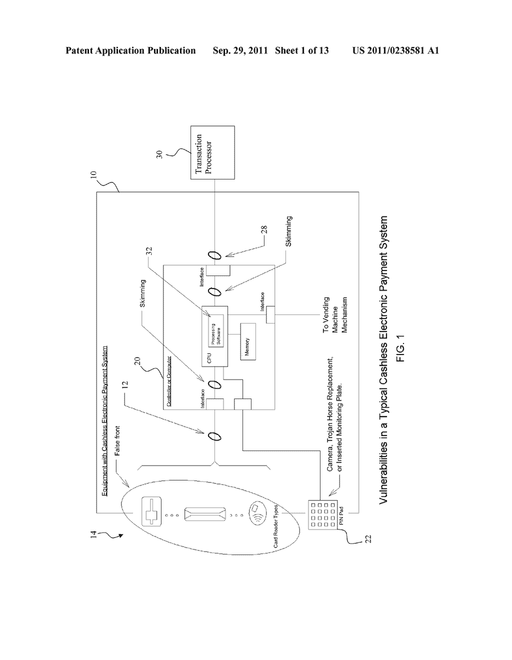 SECURE ELECTRONIC CASH-LESS PAYMENT SYSTEMS AND METHODS - diagram, schematic, and image 02