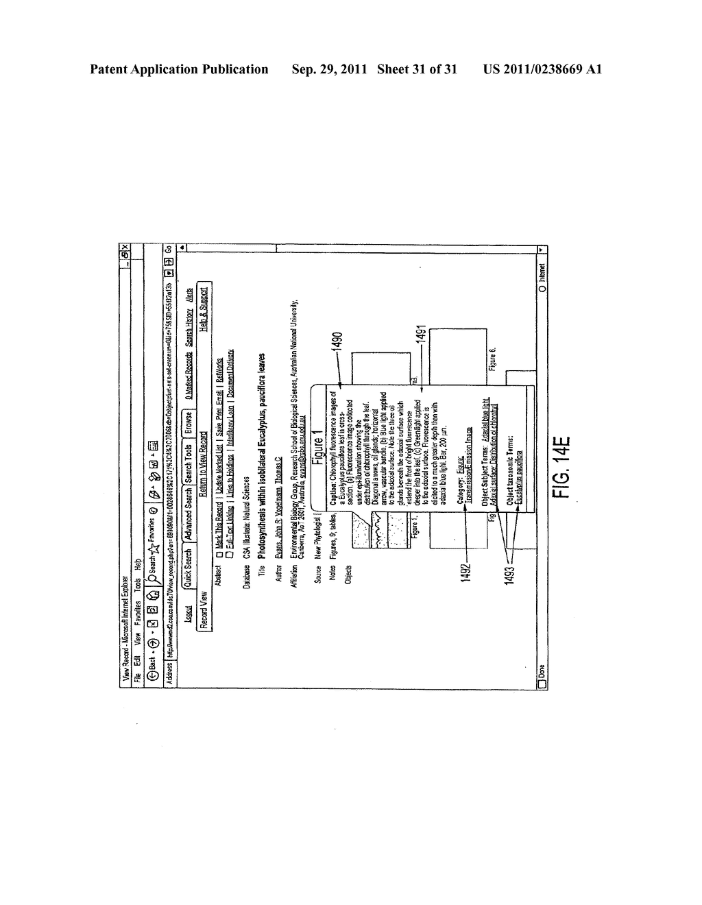 METHOD AND SYSTEM TO SEARCH OBJECTS IN PUBLISHED LITERATURE FOR     INFORMATION DISCOVERY TASKS - diagram, schematic, and image 32