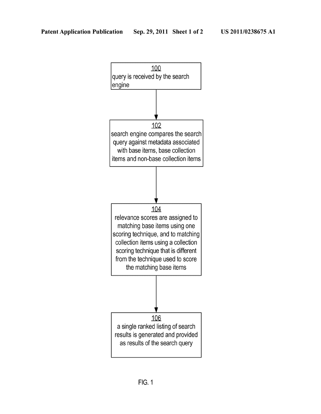 TECHNIQUES FOR INCLUDING COLLECTION ITEMS IN SEARCH RESULTS - diagram, schematic, and image 02