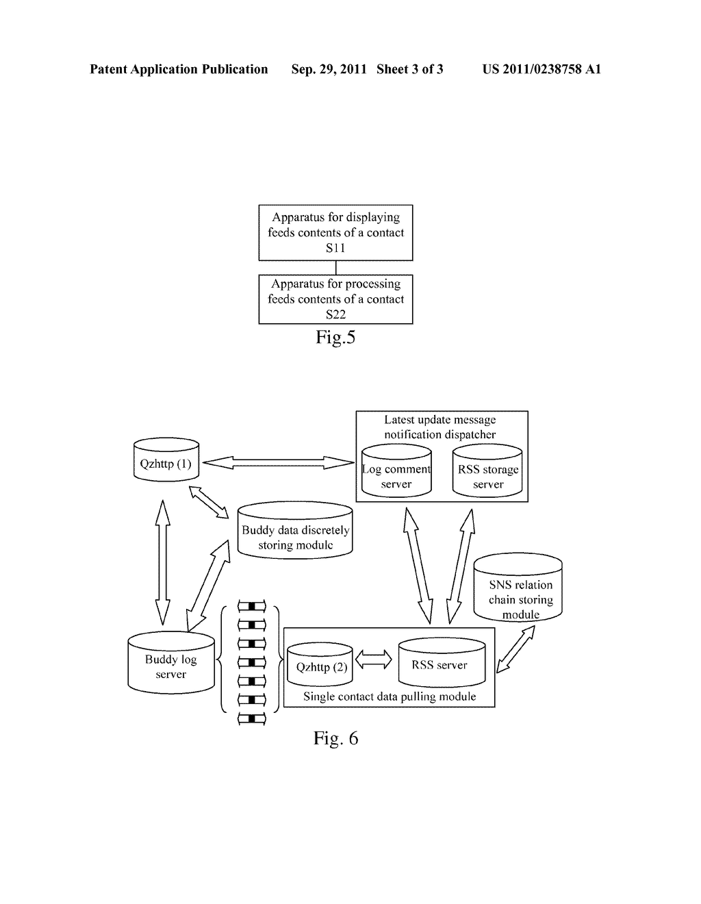 Method And Apparatus For Displaying Feeds Content Of Contact And     Processing Apparatus And System Thereof - diagram, schematic, and image 04