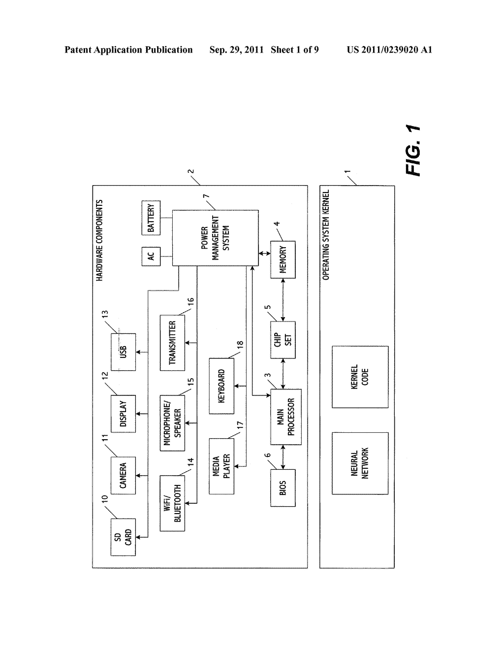 POWER MANAGEMENT BASED ON AUTOMATIC WORKLOAD DETECTION - diagram, schematic, and image 02