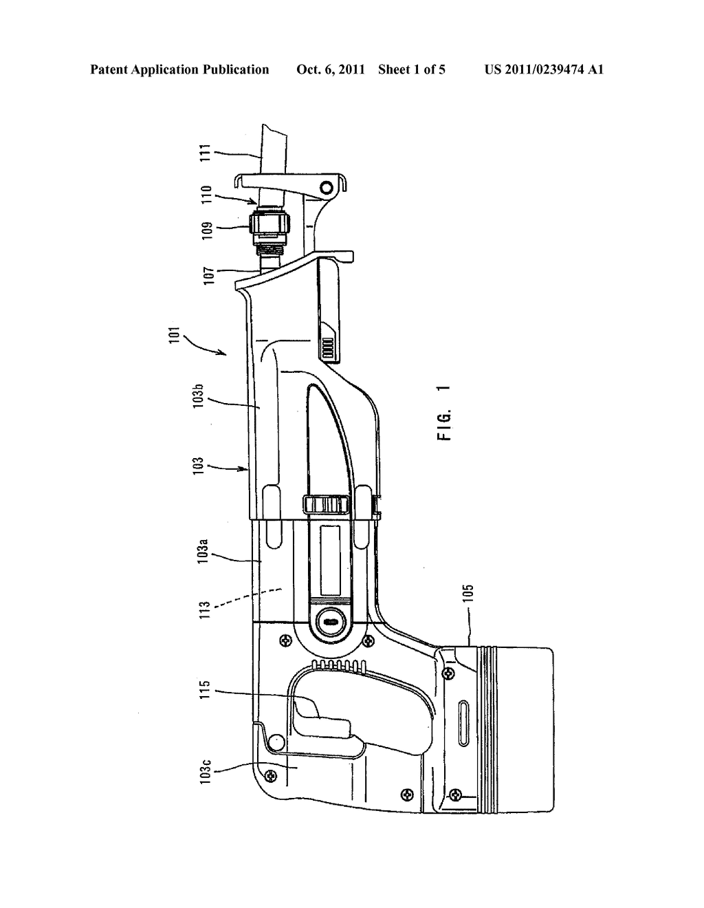 POWER TOOL WITH VIBRATION REDUCING MECHANISM - diagram, schematic, and image 02