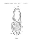 Article of Footwear with a Water Repelling Member diagram and image