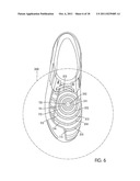 Article of Footwear with a Water Repelling Member diagram and image