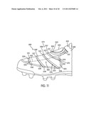 Article of Footwear with a Water Repelling Member diagram and image