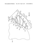 Article of Footwear with a Water Repelling Member diagram and image