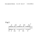 LINERLESS PRICE REDUCTION CONTINUOUS LABEL, APPLYING METHOD AND PRINTING     METHOD OF LINERLESS PRICE REDUCTION CONTINUOUS LABEL diagram and image