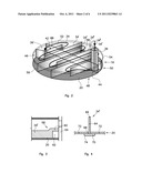 Stripping column and process for extracting a component from a liquid     medium diagram and image