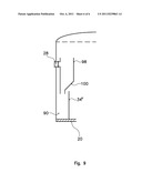 Stripping column and process for extracting a component from a liquid     medium diagram and image