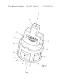 SINGLE-CONTROL THERMOSTATIC CARTRIDGE AND MIXER FAUCET INCLUDING SUCH A     CARTRIDGE diagram and image