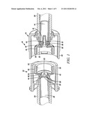 ASEPTIC CONNECTOR WITH DEFLECTABLE RING OF CONCERN AND METHOD diagram and image