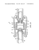 ASEPTIC CONNECTOR WITH DEFLECTABLE RING OF CONCERN AND METHOD diagram and image