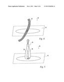 WATERPROOF SYSTEM FOR ATTACHING AN ANCHOR MEMBER TO A PORTION OF A TENT     AND RELATED METHOD diagram and image