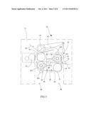 CORRUGATOR HAVING MULTIPLE CORRUGATION ROLLER SETS diagram and image