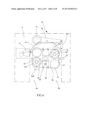 CORRUGATOR HAVING MULTIPLE CORRUGATION ROLLER SETS diagram and image