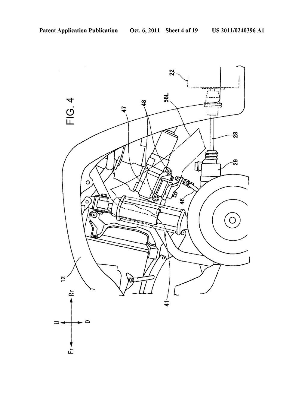 INTAKE AIR ROUTING STRUCTURE FOR A VEHICLE,  AND VEHICLE INCLUDING SAME - diagram, schematic, and image 05