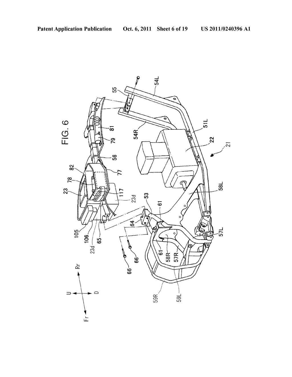 INTAKE AIR ROUTING STRUCTURE FOR A VEHICLE,  AND VEHICLE INCLUDING SAME - diagram, schematic, and image 07