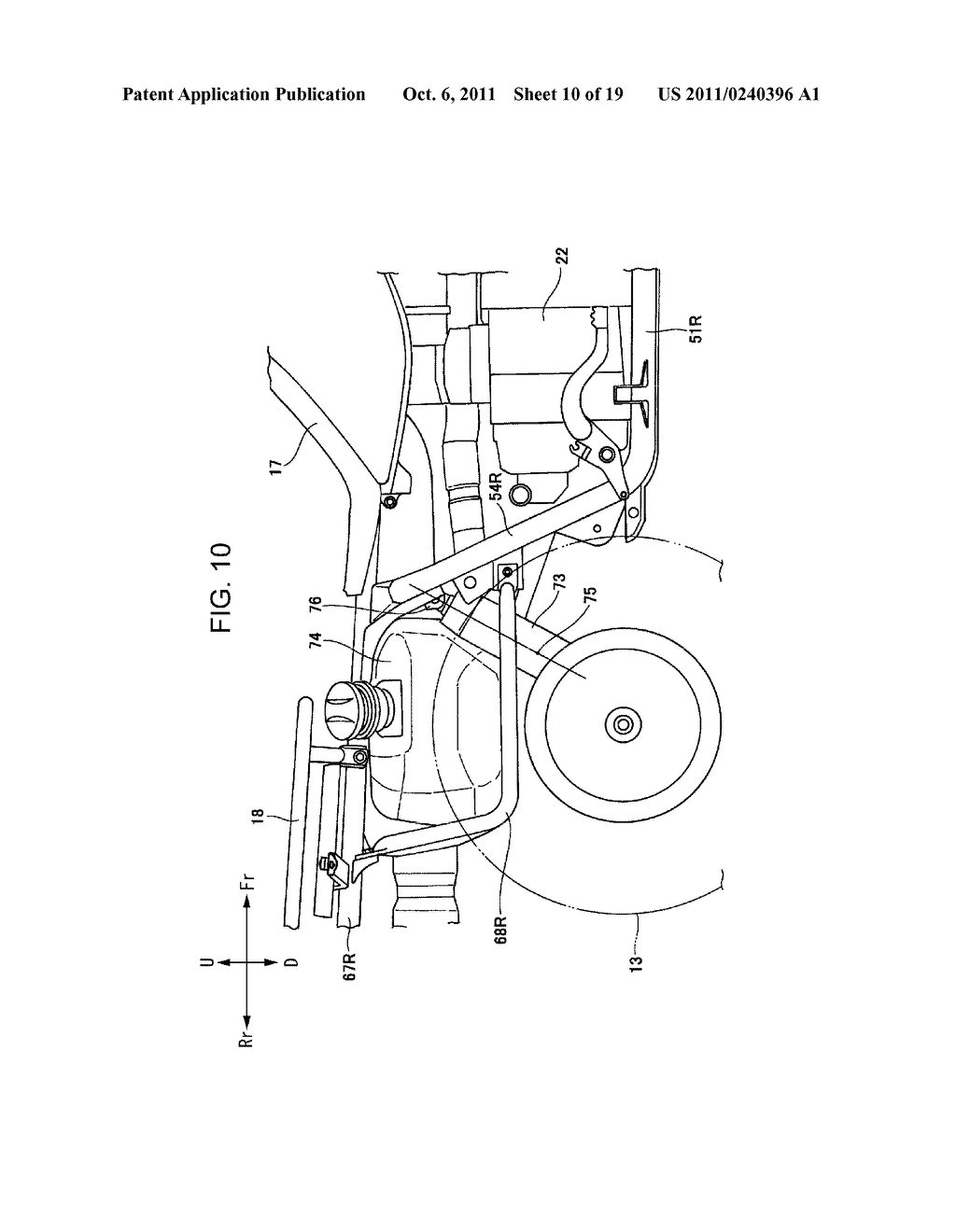 INTAKE AIR ROUTING STRUCTURE FOR A VEHICLE,  AND VEHICLE INCLUDING SAME - diagram, schematic, and image 11