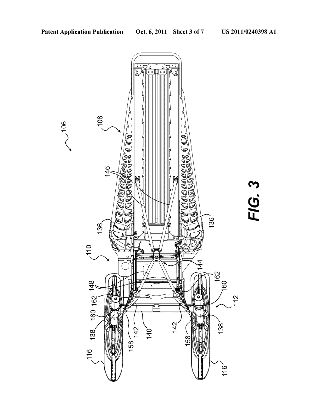 Snowmobile Frame - diagram, schematic, and image 04