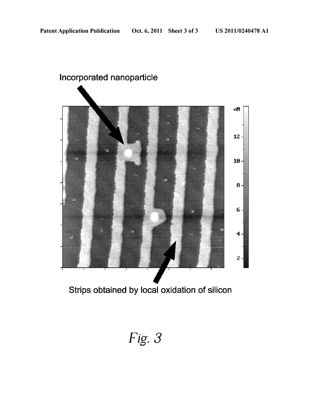 MICROMETER-SCALE OR NANOMETER=SCALE SPATIALLY CONTROLLED INCORPORATION OF     PARTICLES IN A CONDUCTING SURFACE LAYER OF A SUPPORT - diagram, schematic, and image 04