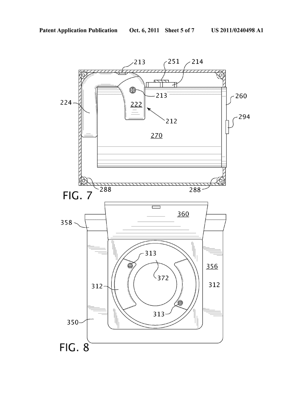 Washing Machine with Securing Apparatus for Transport - diagram, schematic, and image 06