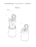 DISPENSING CONTAINER FOR WET SHEETS diagram and image