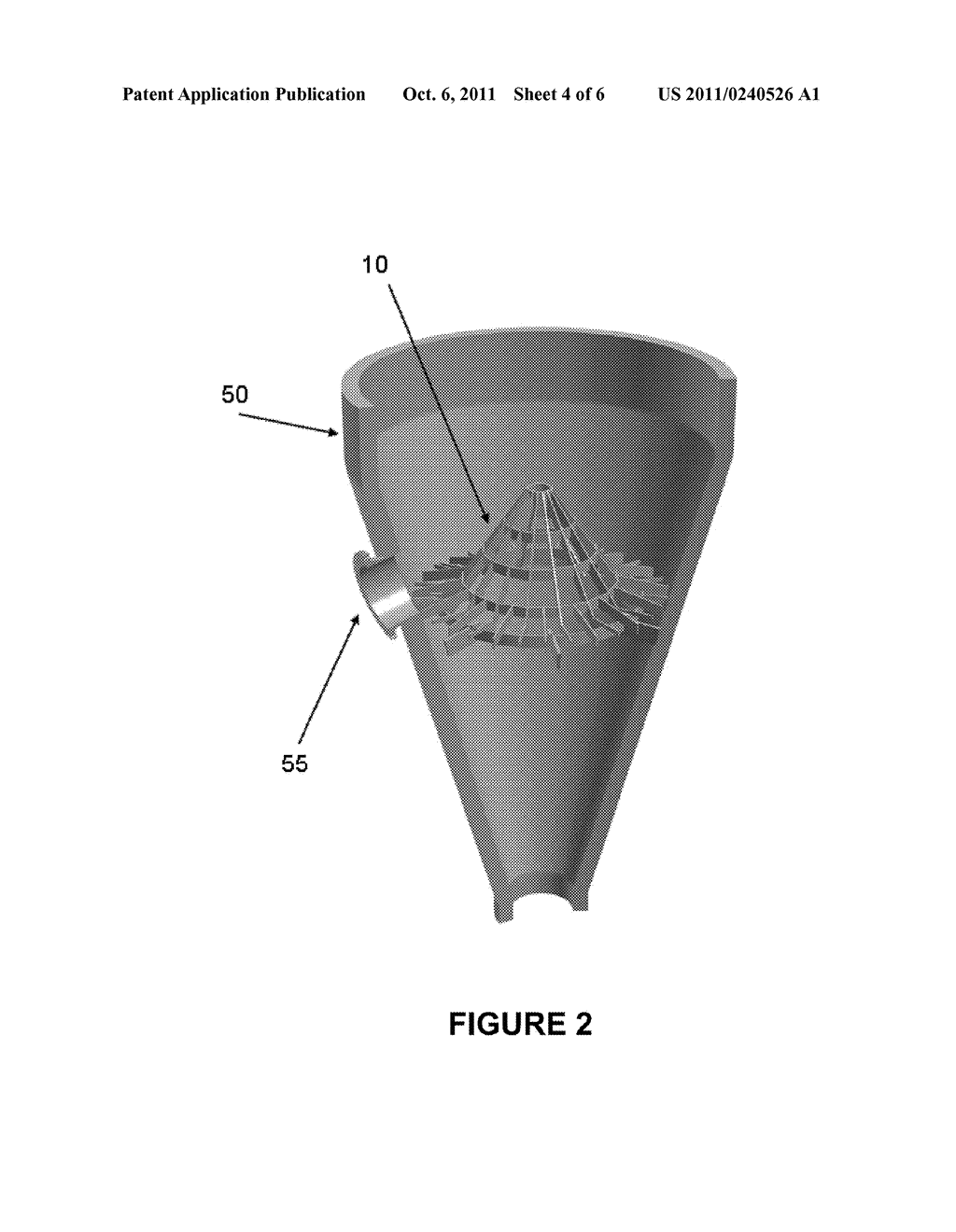 Debris Separation Device and Method of Use - diagram, schematic, and image 05