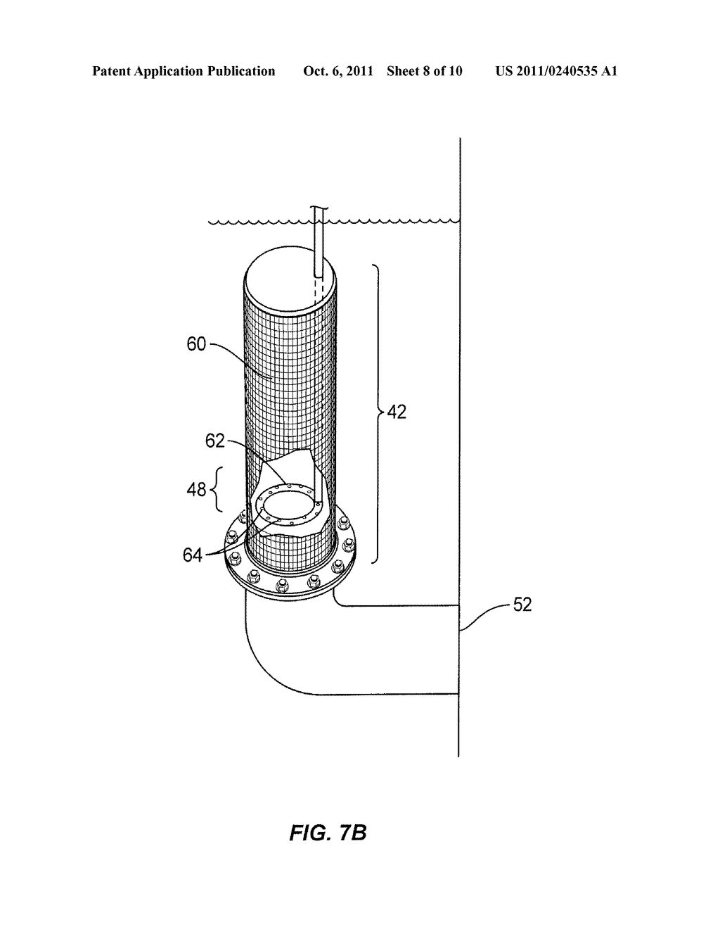 SYSTEM FOR CONTROLLING FLUID LEVELS IN A WASTEWATER TREATMENT BIOLOGICAL     REACTOR - diagram, schematic, and image 09